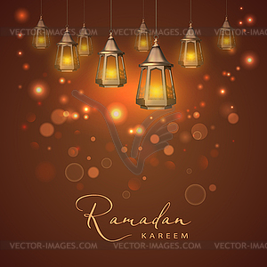 Ramadan Kareem Background - vector clip art