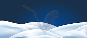 Abstract Snowy Background - vector image