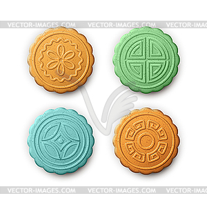 Mid-Autumn Festival Mooncake - vector clipart