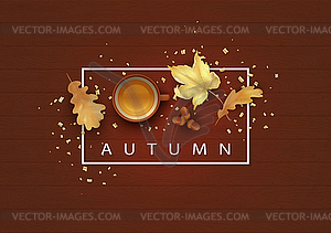 Abstract Autumn Background - vector clipart