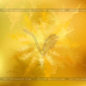 Explosion of Red Powder - vector image