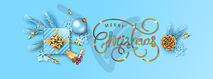 Festive Christmas Background - vector image