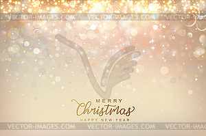 Christmas Shining Background - vector clipart