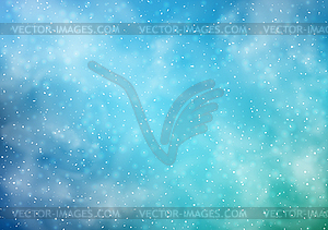 Abstract Snowy Background - vector EPS clipart