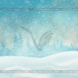 Winter Landscape - royalty-free vector image