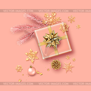 Christmas Festive Ornament - vector image