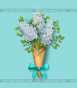 Spring Flowers Bouquet - vector clipart / vector image