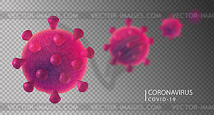 Coronavirus concept design - vector image
