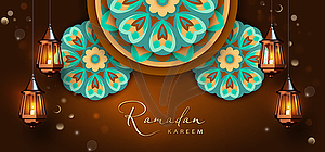 Ramadan Kareem Background - vector image