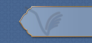 Arabic style Banner - vector image