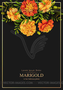 Floral Holiday Background - vector clipart