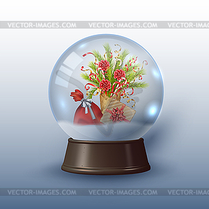 Christmas ball - vector image