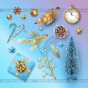 Set of Christmas - vector clipart