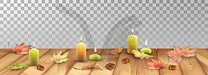 Autumn abstract background - vector clip art