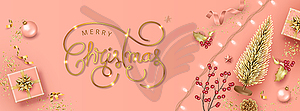 Holiday Christmas Background - vector image