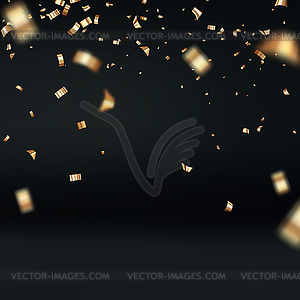 Festive Black Background - vector EPS clipart