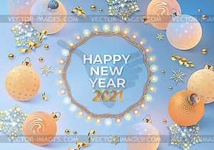 Banner Arte 2021 Pixels Para Ano Novo 2021 Números Estilo imagem vetorial  de Remo_Designer© 412407976