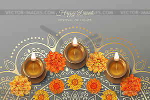 Diwali Festival Background - vector clipart