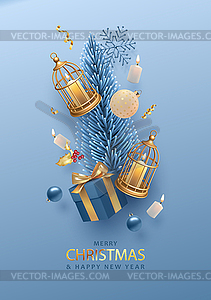 Christmas sale banner - royalty-free vector image