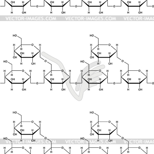 Abstract seamless chemical background - pattern - vector EPS clipart