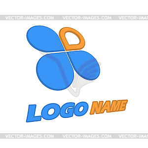 Clover concept of logo - vector clipart