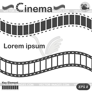 Cinema design elements - vector clipart / vector image