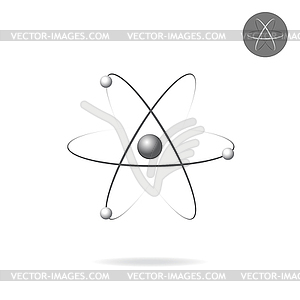 Atomic concept icon - vector EPS clipart