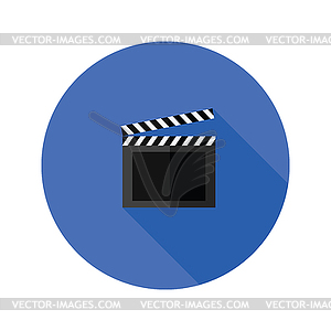 Clipper board flat icon - vector EPS clipart