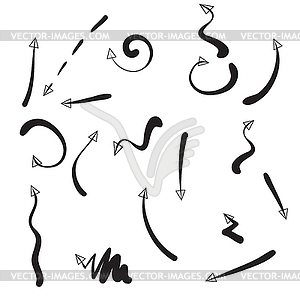 Set of arrows - vector image