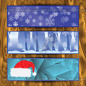 Christmas banners - vector image