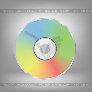 Disc icon - vector clip art