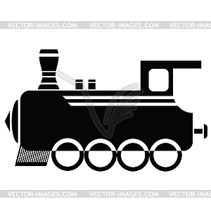 Locomotive icon - vector clipart