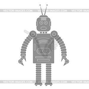 Robot icon - vector clip art