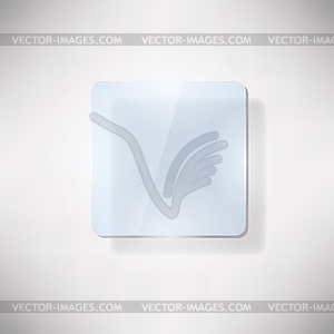 Glass frame - vector clipart