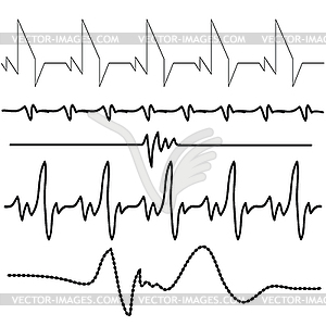 Electrocardiogram - vector clipart