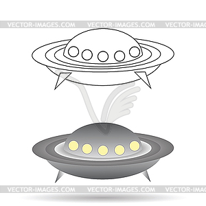 Spaceship - vector clip art