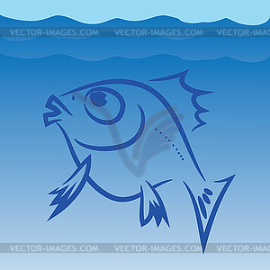 Fish - vector clipart / vector image