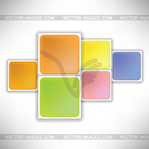 Square background - vector clipart