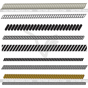 Rope set - vector clipart