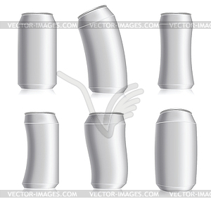 Drink can set - vector clipart