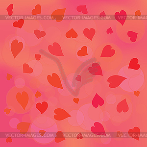 Heart background - vector clipart