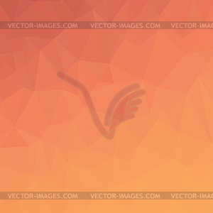 Red polygonal background - vector image