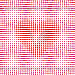 Heart background - vector clip art