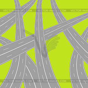 Roads - vector clip art