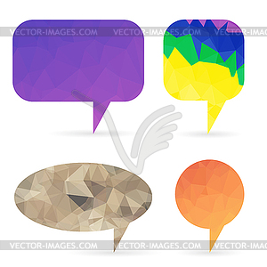 Speech bubbles - vector clipart