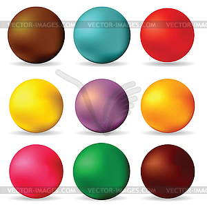 Spheres - vector image