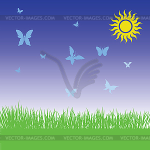 Spring background - vector clip art