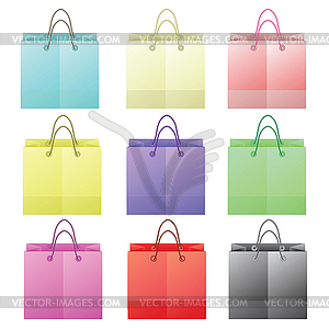 Paper bags - vector clipart