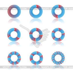 Cycling diagram - royalty-free vector clipart