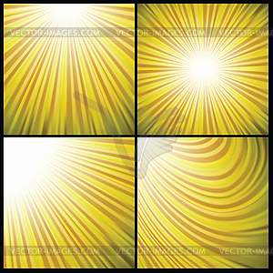 Sun background - vector image